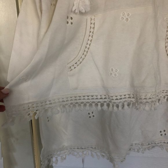 Anthropologie Eyelet Hoodie - Picture 4 of 4